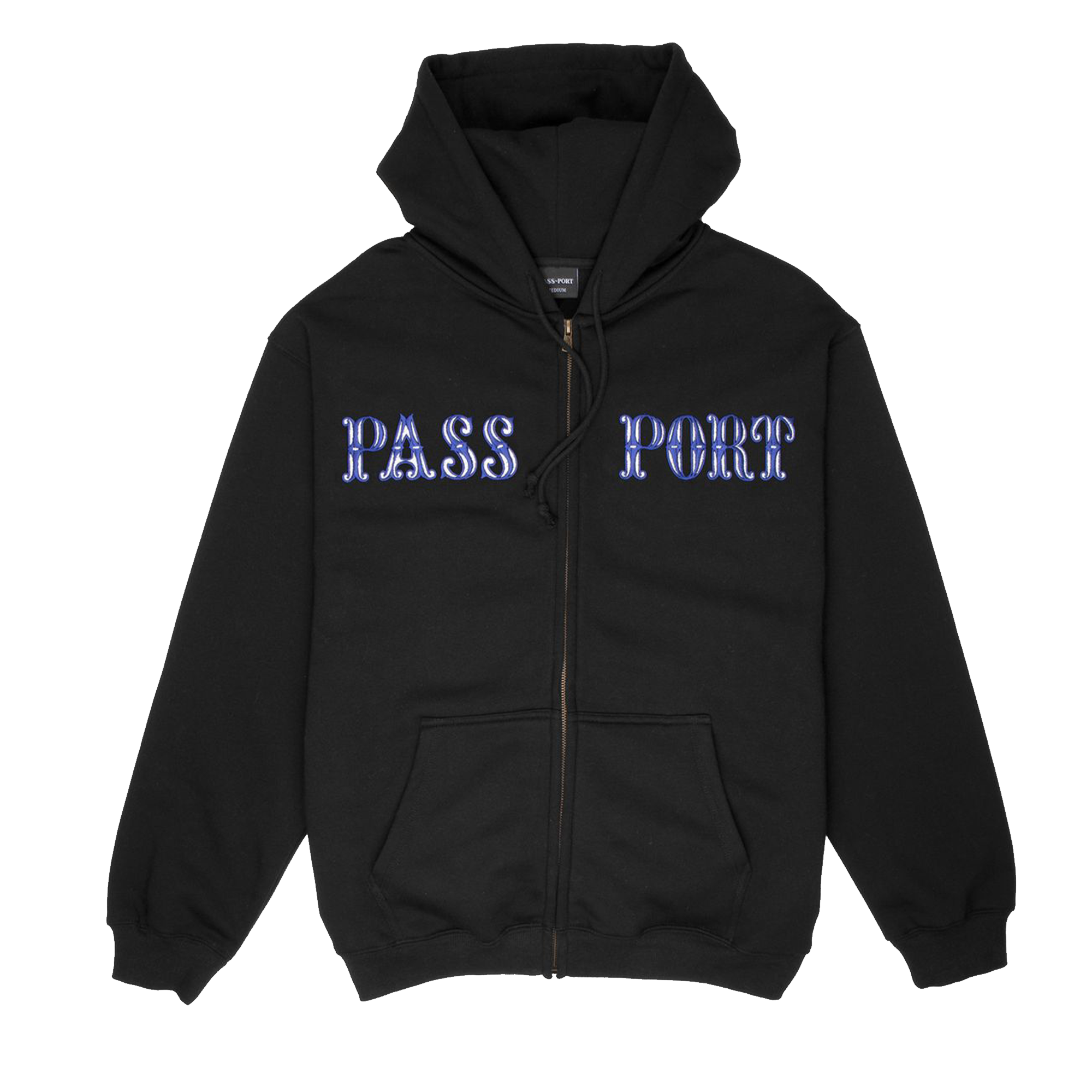 Glint Zip Hoodie (Black)