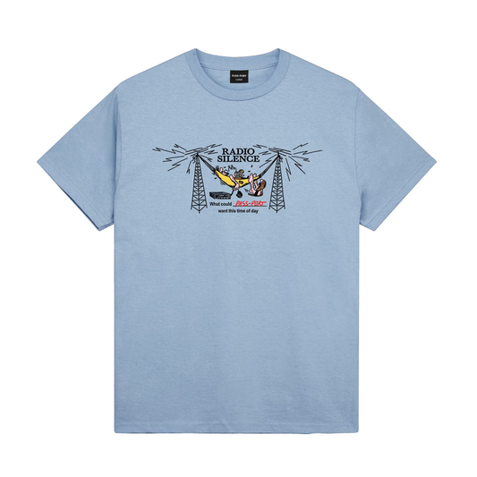 Radio Silence Tee (Stonewash Blue)