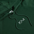 Load image into Gallery viewer, Polar Hoodie Default Dark Green embroidery detail
