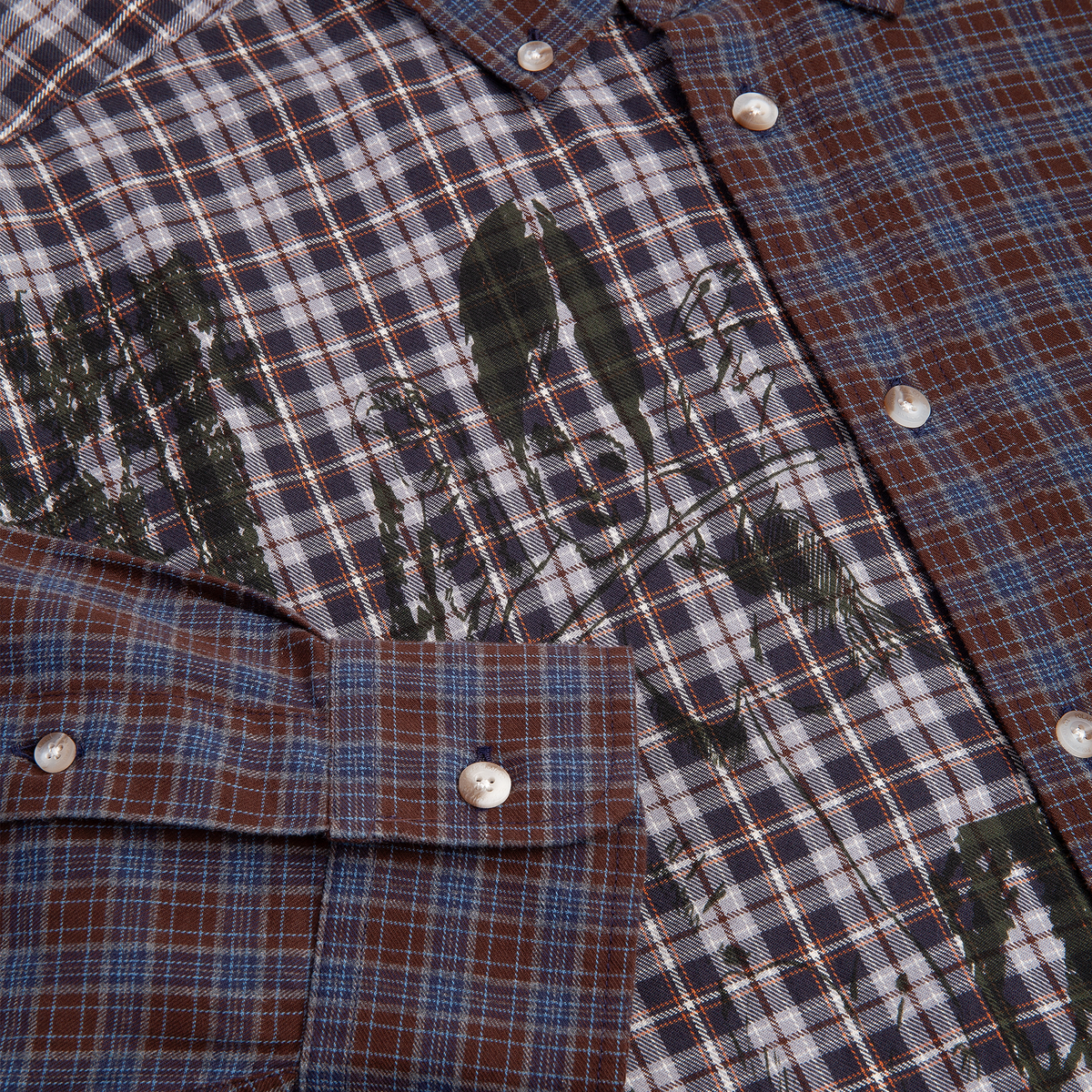 Ben L/S Violin Shirt (Graphite/Blue)