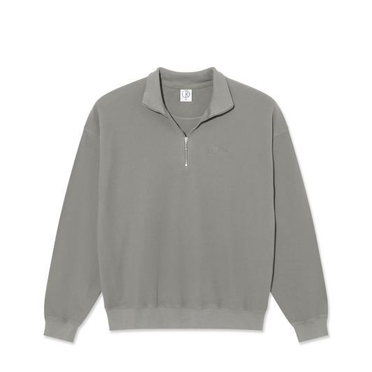 Half Zip LS Shirt | Pique (Grey)