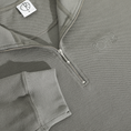 Load image into Gallery viewer, Half Zip LS Shirt | Pique (Grey)
