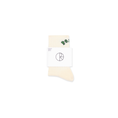 Load image into Gallery viewer, Large Rib Socks |College Logo (Cloud White)
