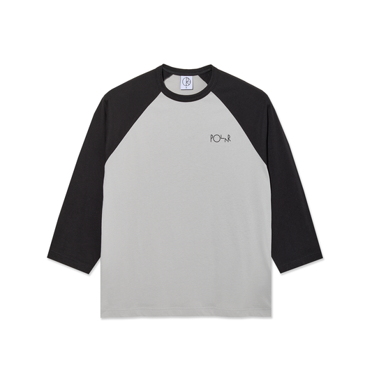 3/4 Sleeve Tee (Black/Silver)