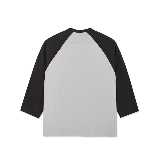 3/4 Sleeve Tee (Black/Silver)
