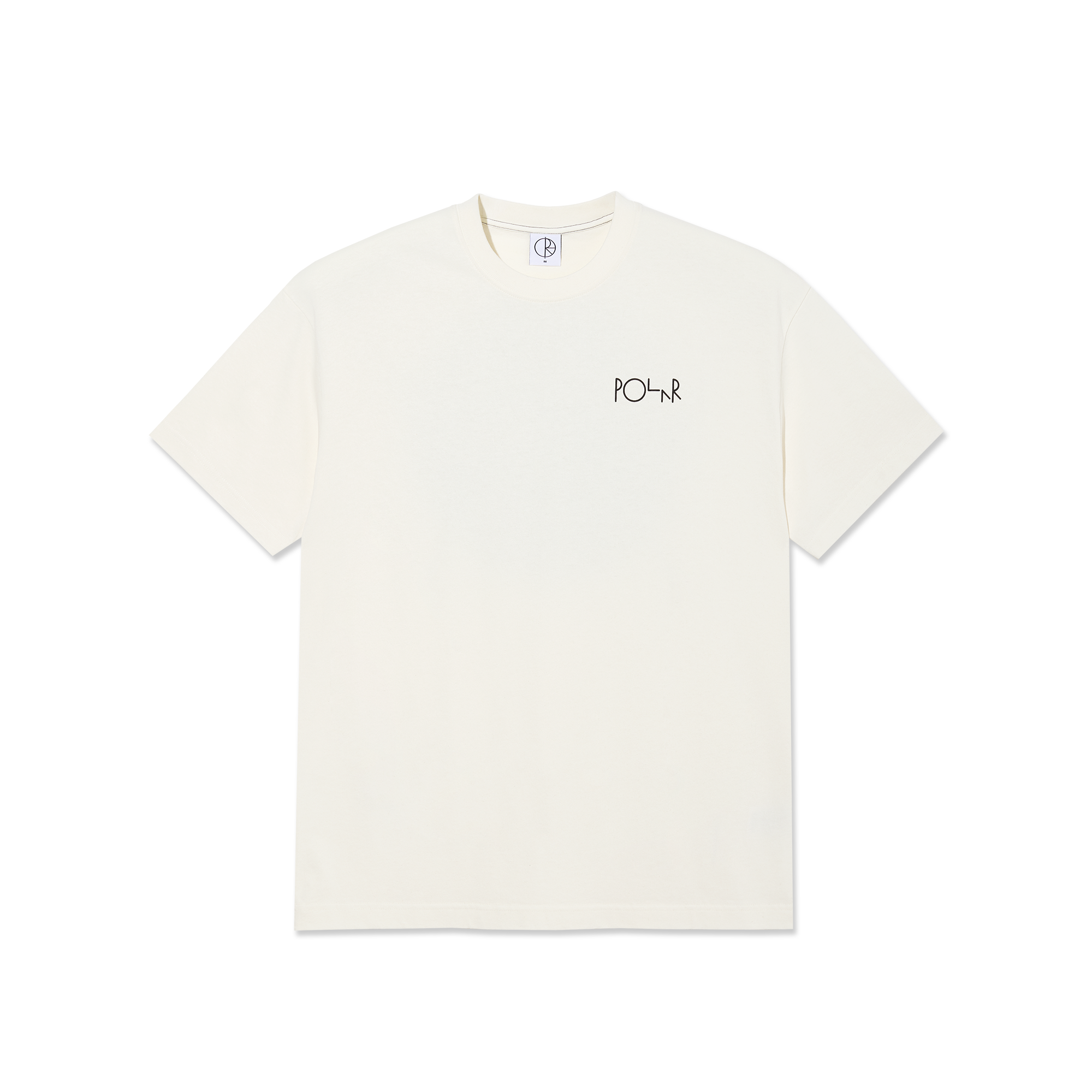 Contrast Tee | Fill Logo (Ivory/Black)
