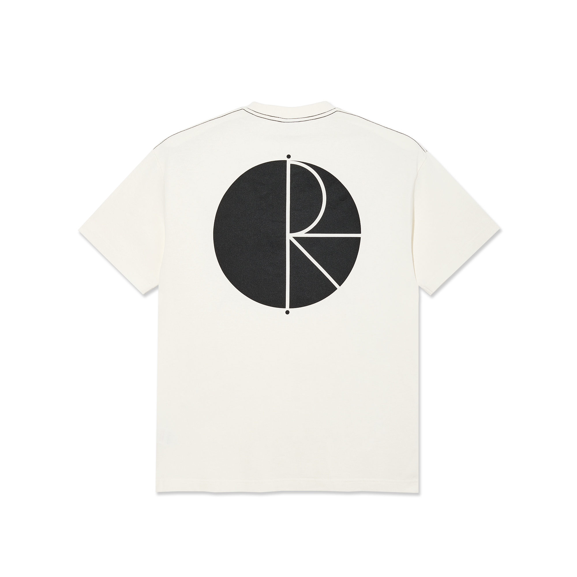 Contrast Tee | Fill Logo (Ivory/Black)