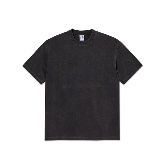 Contrast Tee | Stroke Logo (Silver Black/Black)