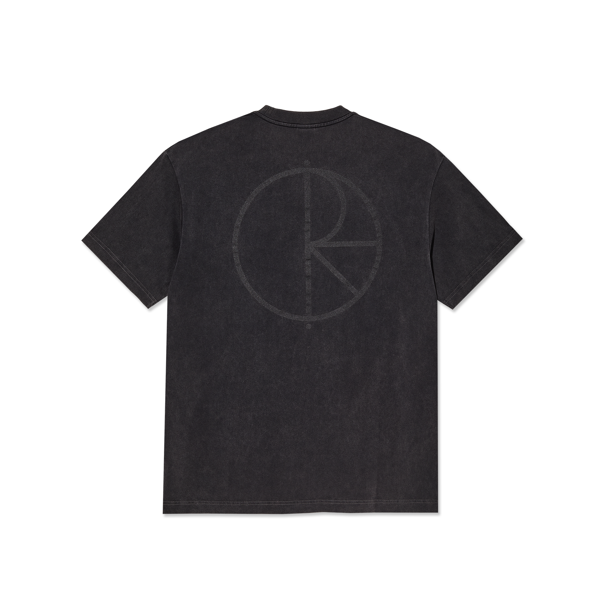Contrast Tee | Stroke Logo (Silver Black/Black)