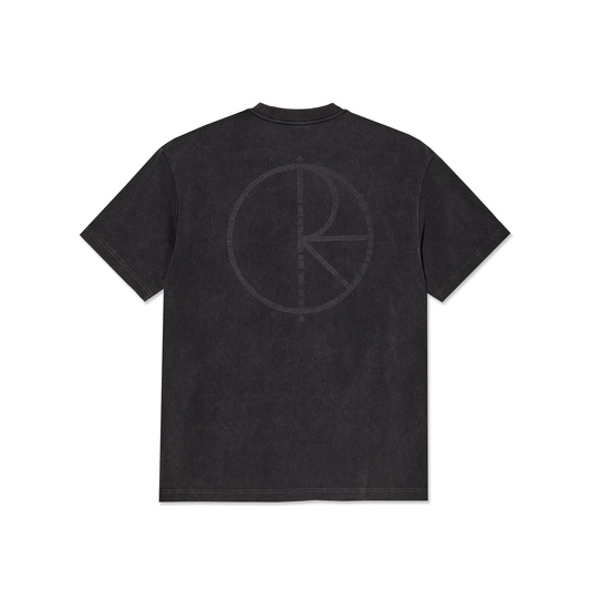 Contrast Tee | Stroke Logo (Silver Black/Black)