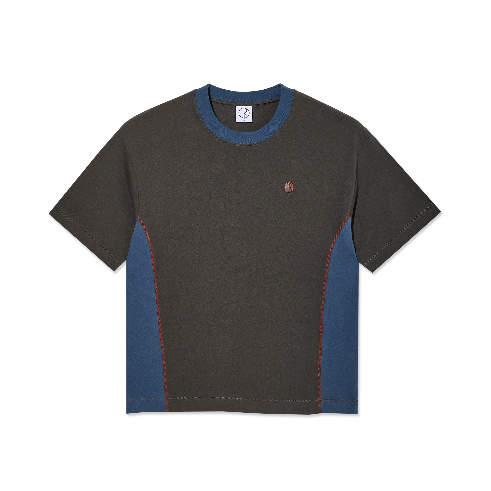 Surf Panel Tee (Dirty Black/Grey Blue)