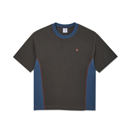 Surf Panel Tee (Dirty Black/Grey Blue)