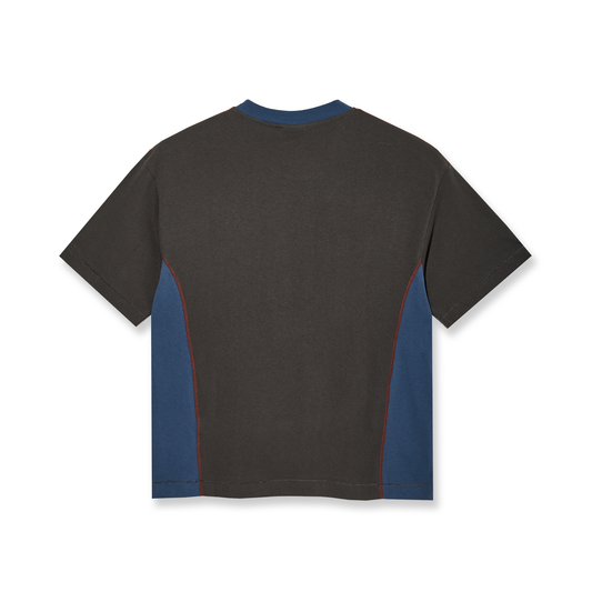 Surf Panel Tee (Dirty Black/Grey Blue)