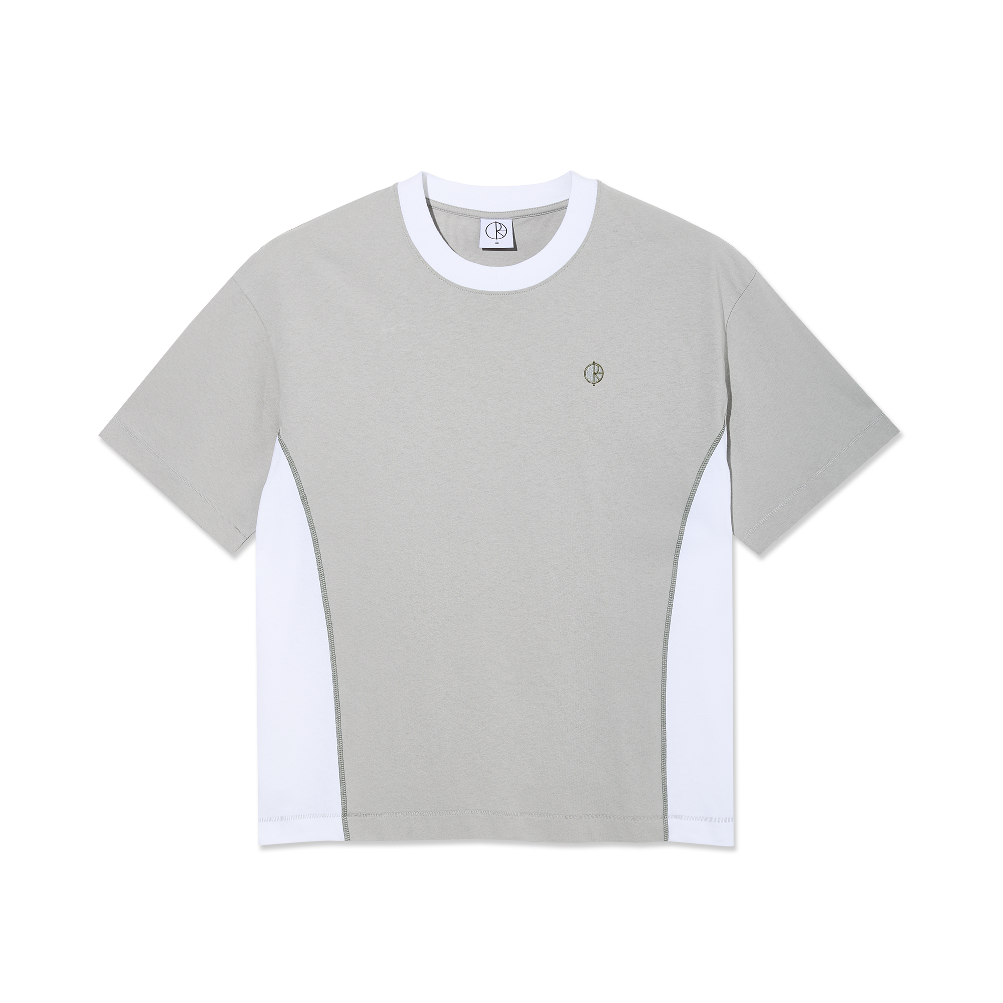 Surf Panel Tee (Silver/White)
