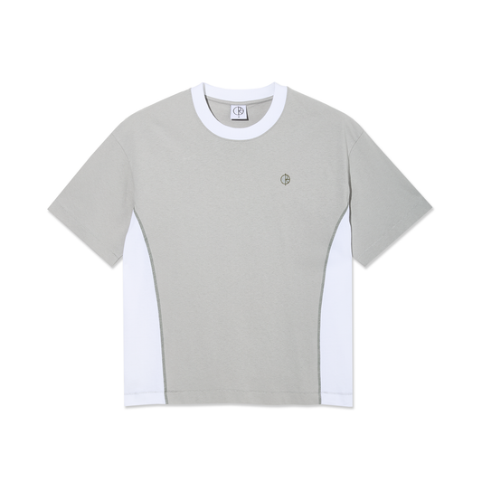 Surf Panel Tee (Silver/White)