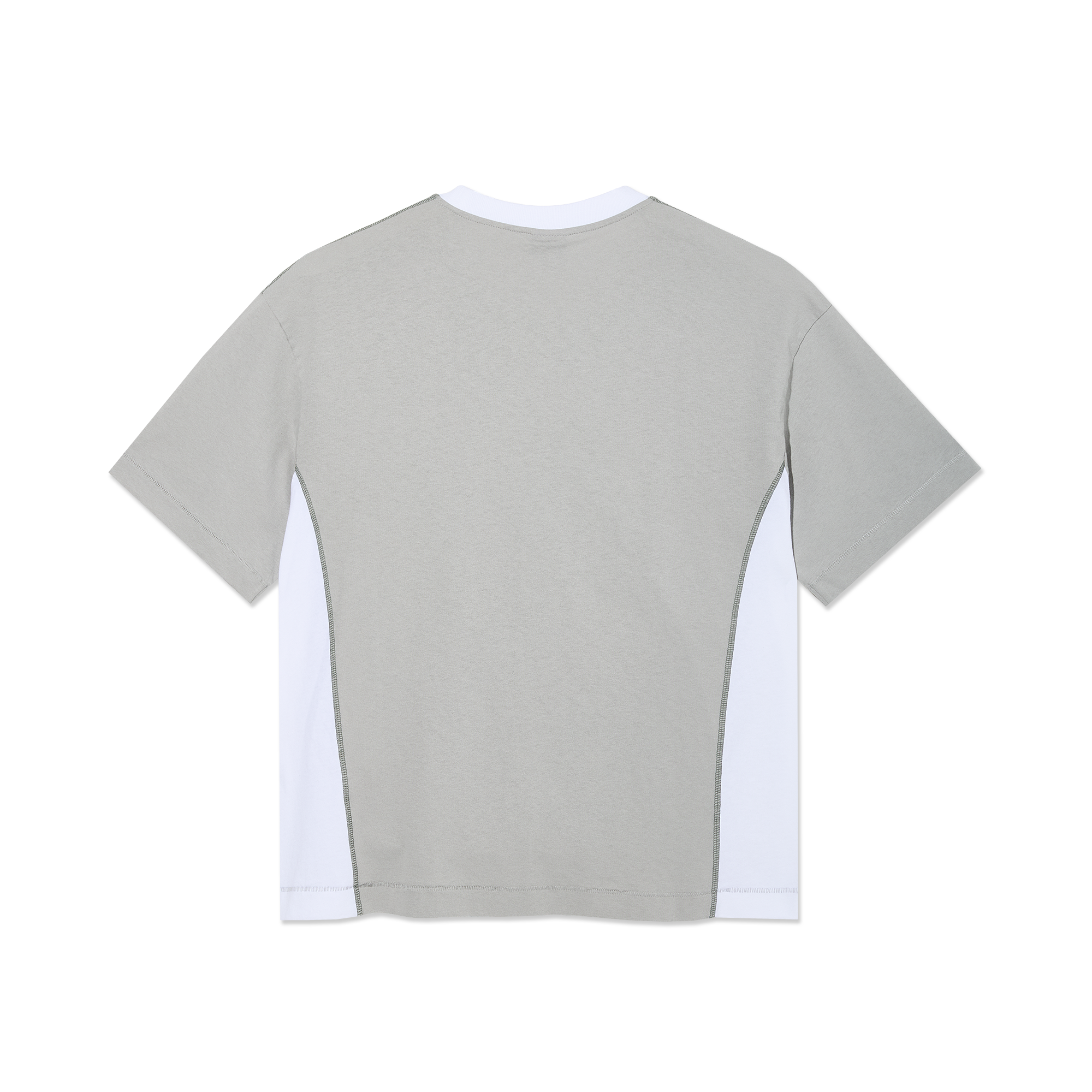 Surf Panel Tee (Silver/White)