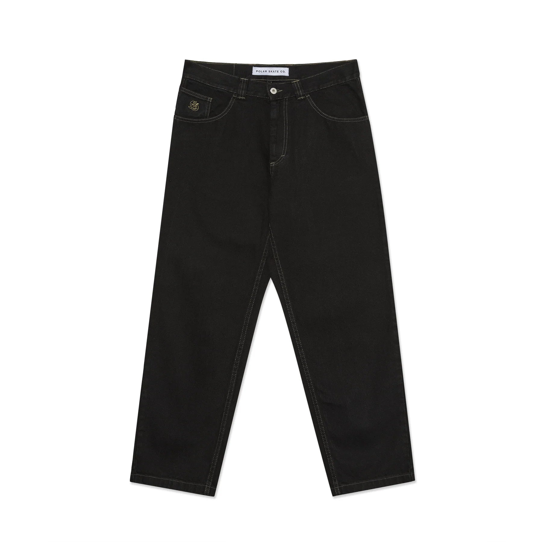 93! Pants | Contrast Stitching (Black/Dark Olive)