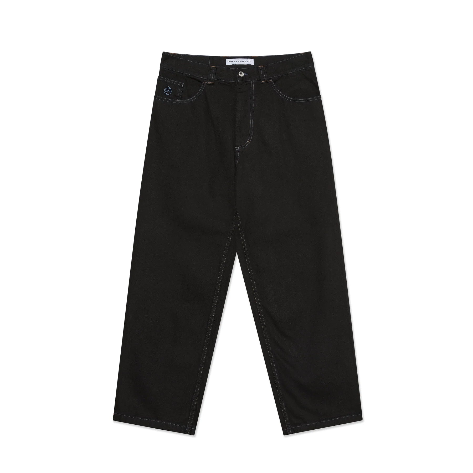 Big Boy Pants (Black/Blue Stitching)