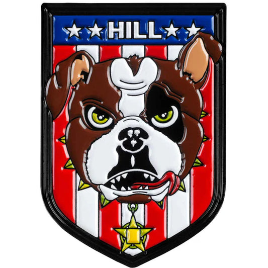 Hill Bulldog Enamel Pin