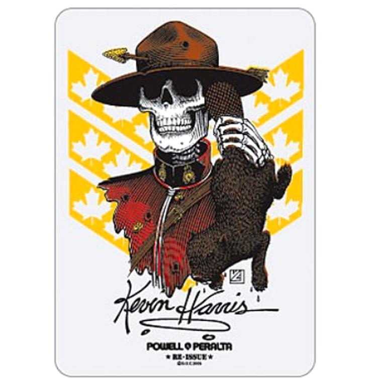 Powell Peralta Sticker Harris Mountie