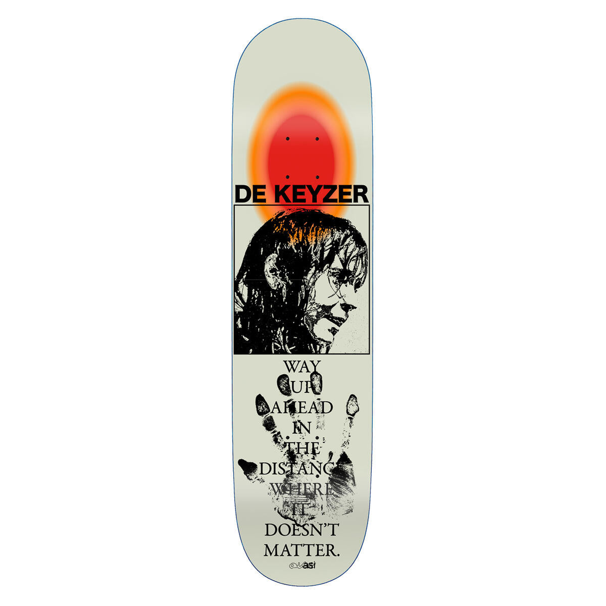 Quasi Deck de Keyzer Distance 8.125" bottom graphic