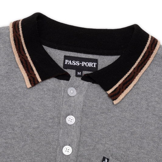 Sunspot Organic Knit Polo (Grey)