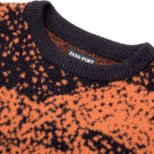 Cave~in Mohair Sweater (Black/Bronze)