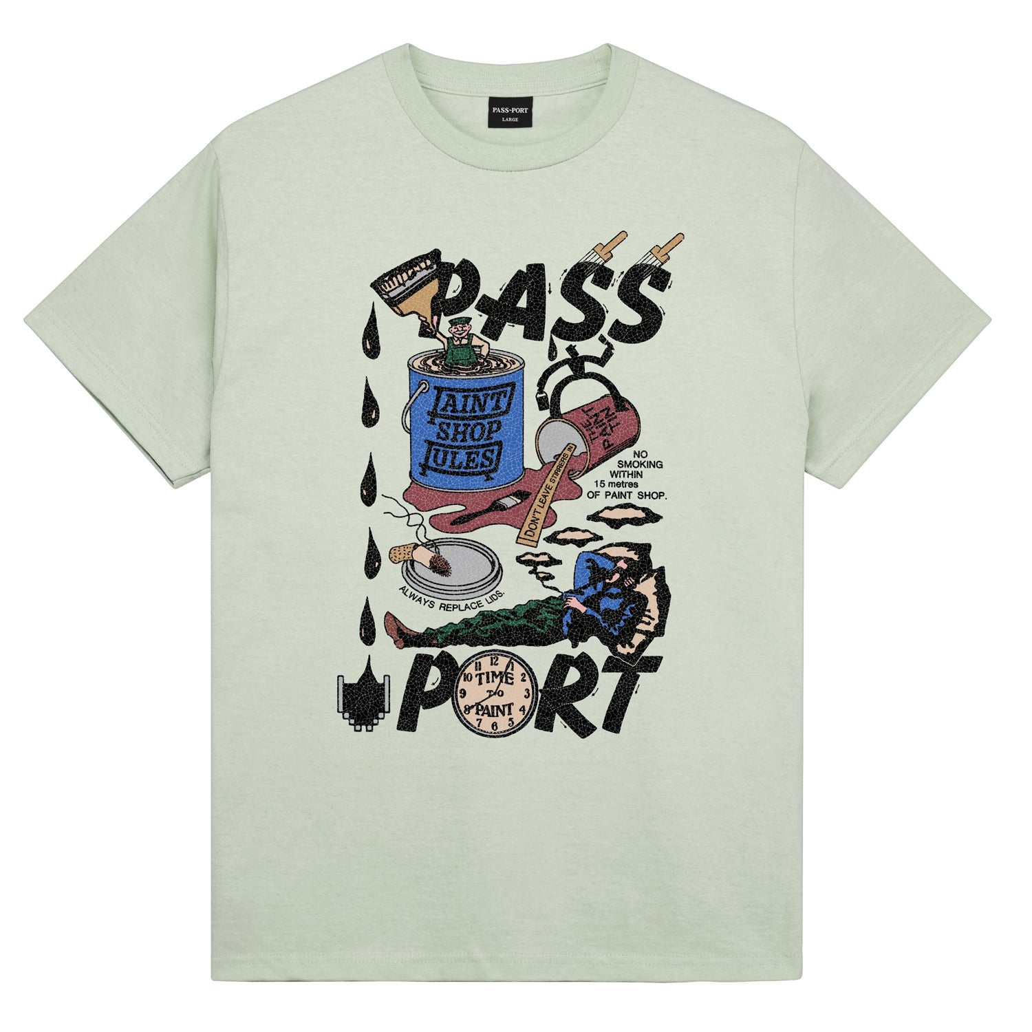 Shop Rules Tee (Harbour Grey)