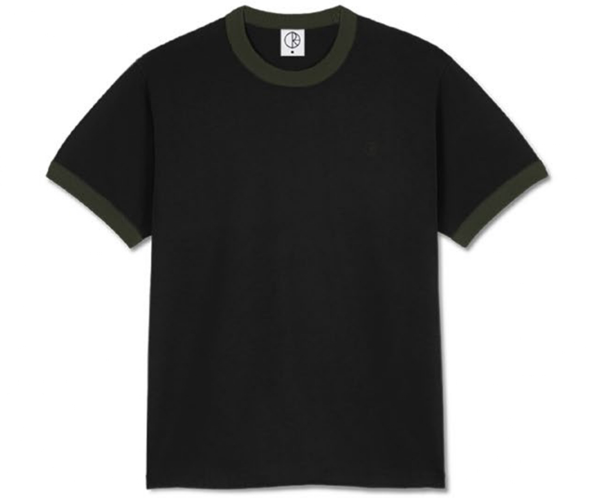 Ringer Tee (Black/Uniform Green)