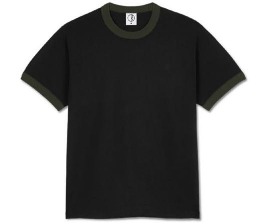 Ringer Tee (Black/Uniform Green)