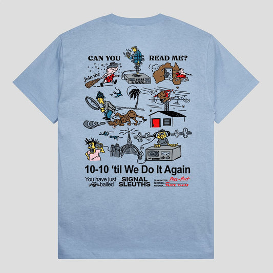 Radio Silence Tee (Stonewash Blue)