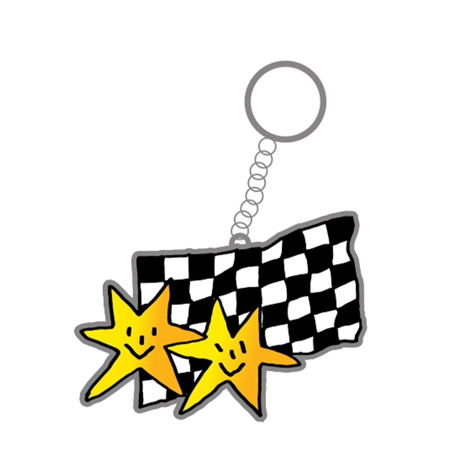 Stars Keychain (Yellow)