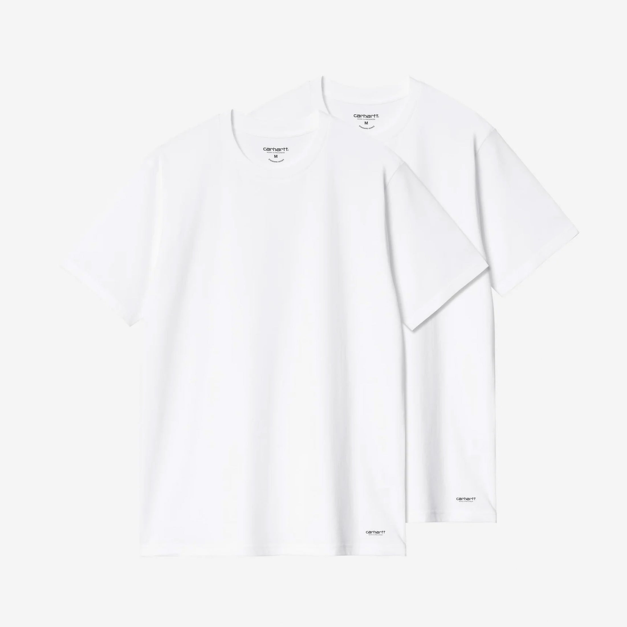 Standard Crew Neck T-Shirt (White 2 Pack)