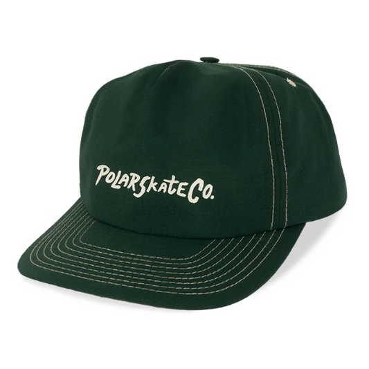 Earl Surf Logo Snapback Hat (Dark Green)