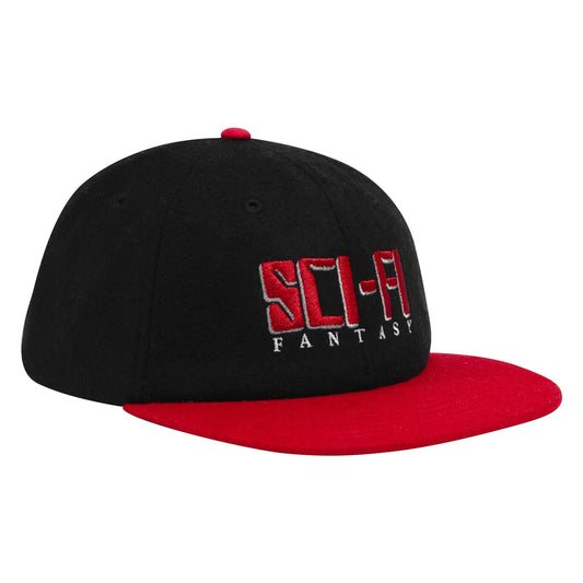 Sci-Fi Fantasy 6 Panel Hat Display Black/Red