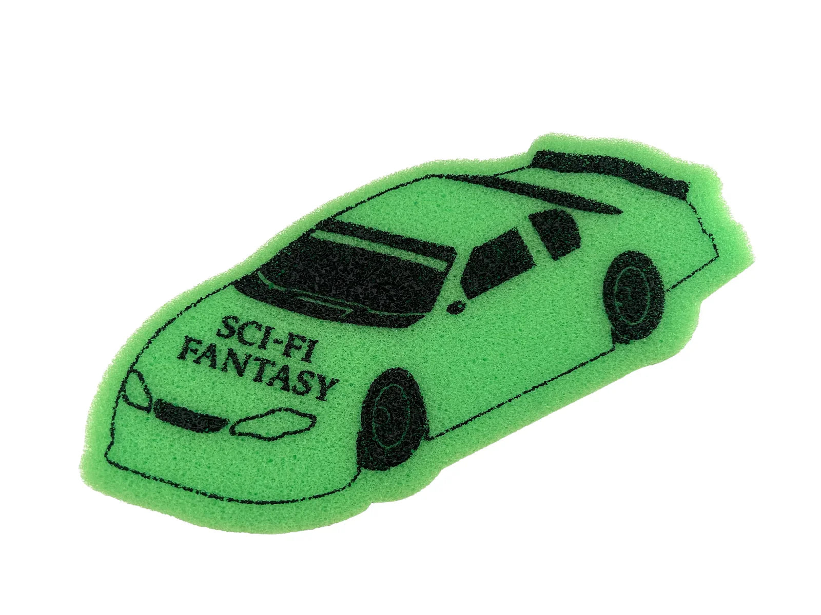 Sci-Fi Fantasy Car Sponge Green