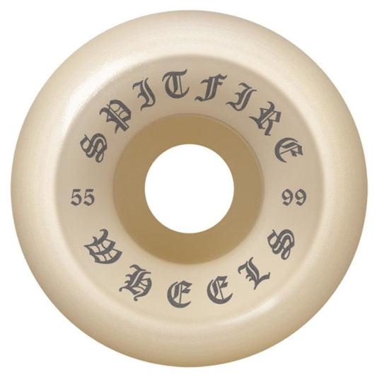 Spitfire Wheels F4 OG Classics Yellow 55mm 99D back view