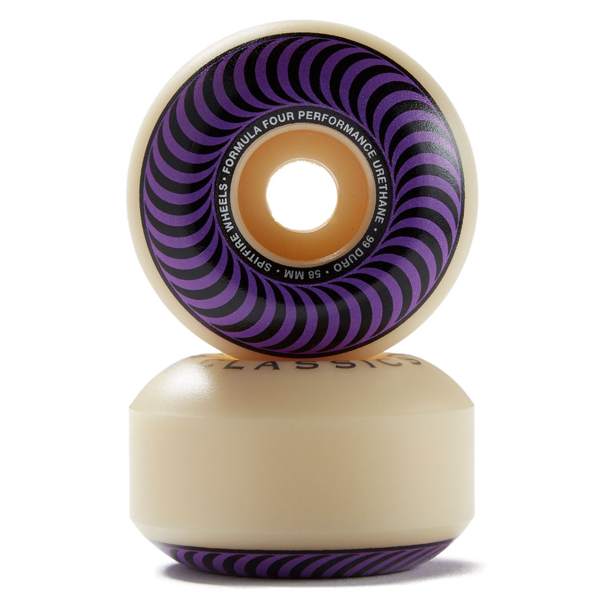 Spitfire Wheels F4 Classic Purple 58mm 99D profile
