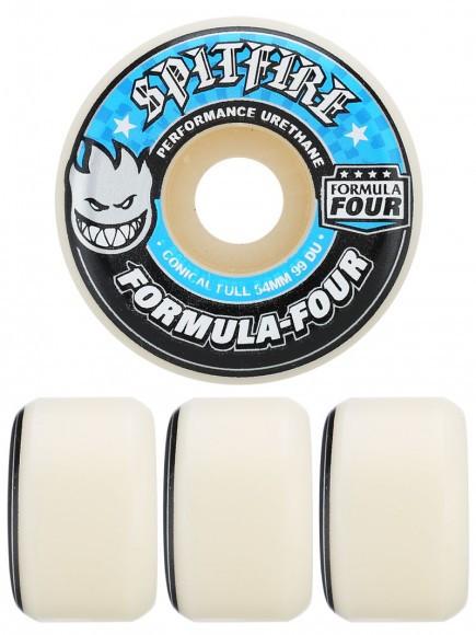 Spitfire Wheels Formula Four Conical Full 54mm 99D set of 4 profile view
