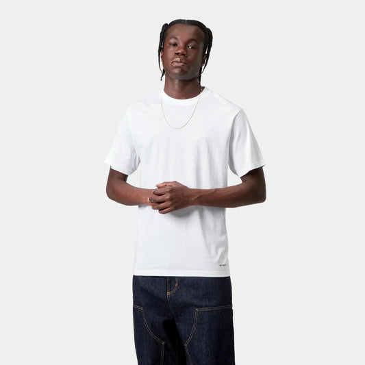 Lot de 2 t-shirts col rond standard (Blanc)