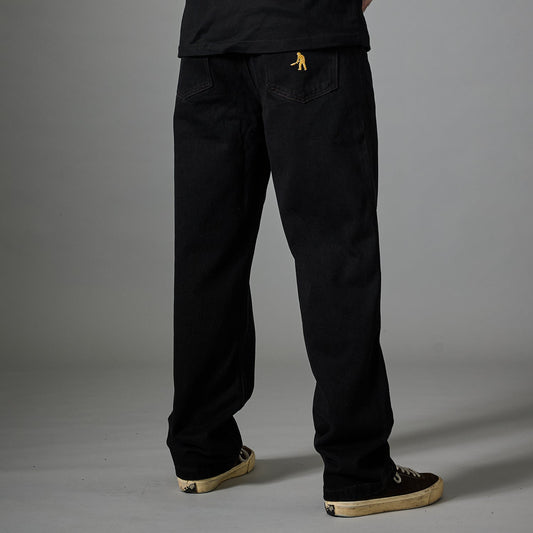 Workers Club Straight Leg Jean (Washed Black)