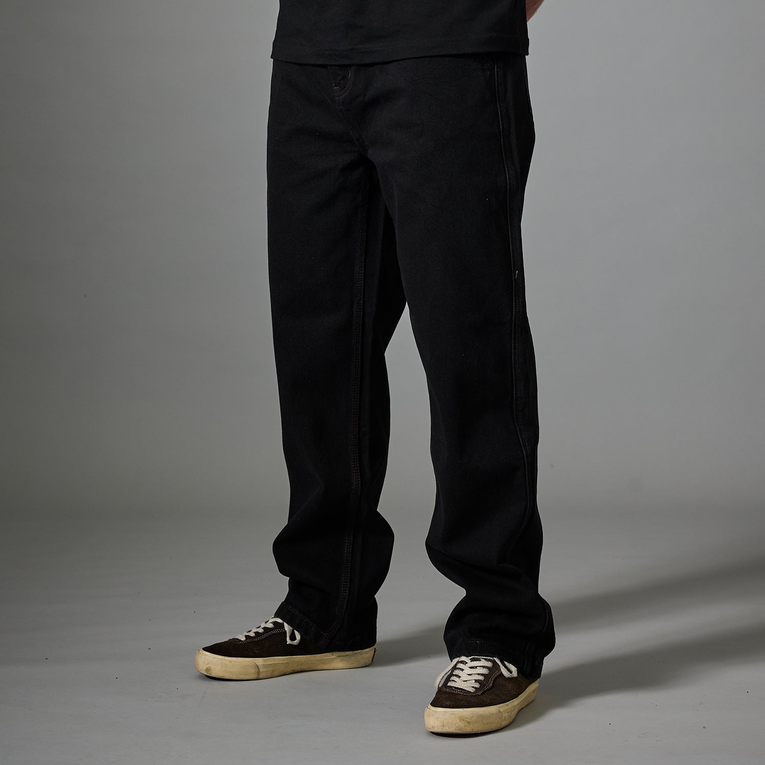Workers Club Straight Leg Jean (Washed Black)
