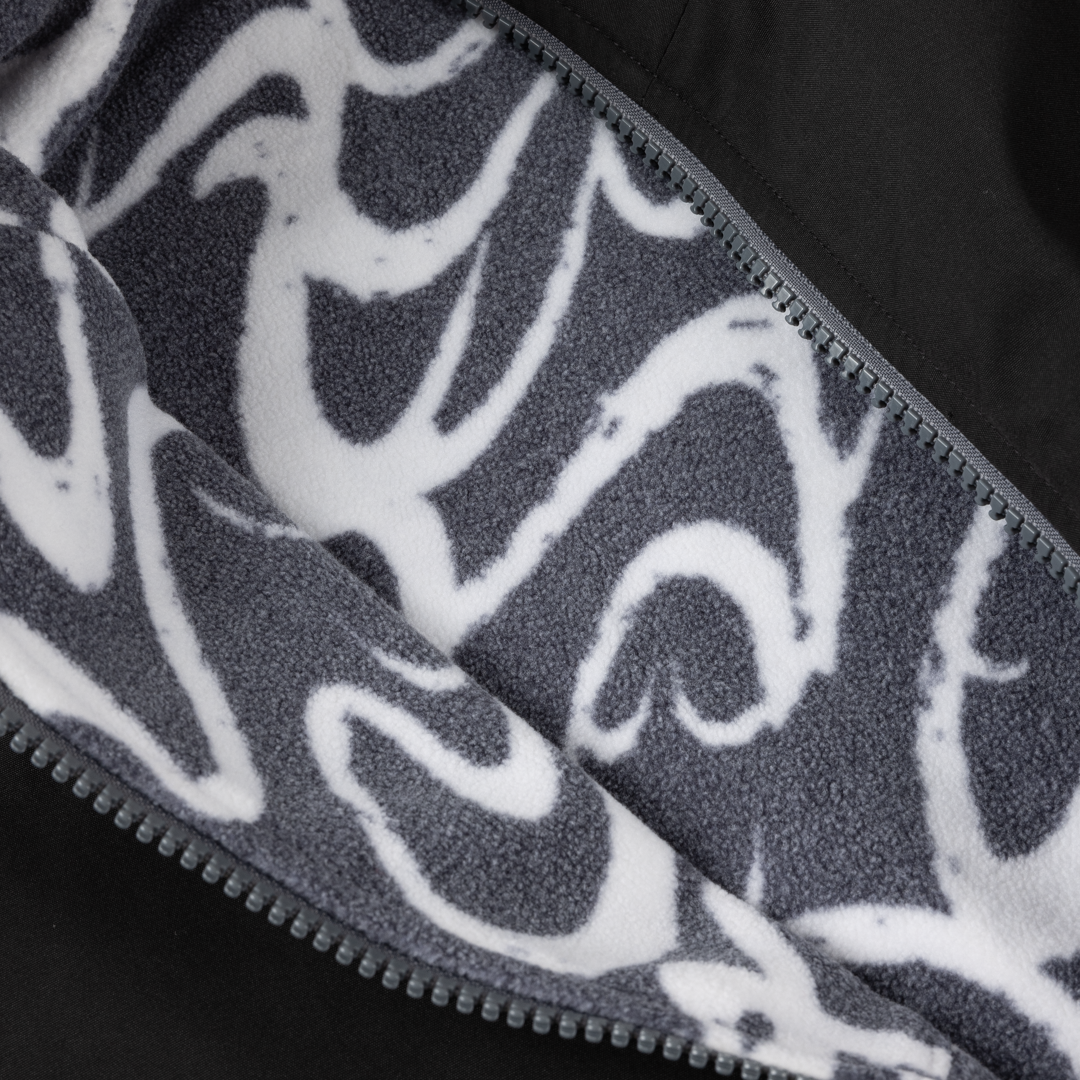 Reversible Chilling Fleece (Grey/Black)
