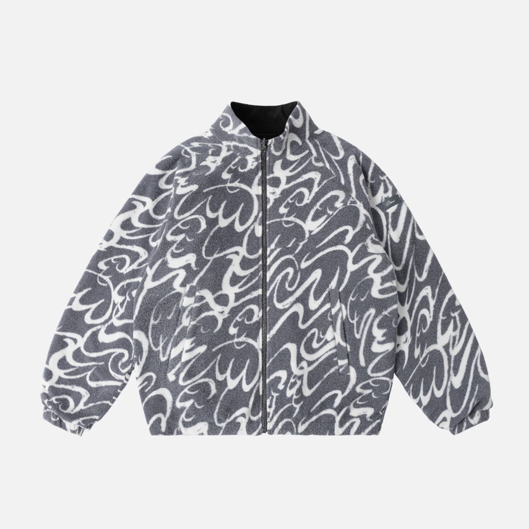 Reversible Chilling Fleece (Grey/Black)
