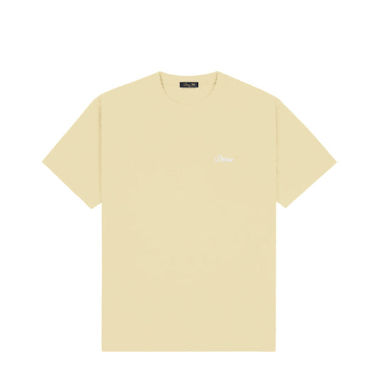 Cursive Small Logo T-Shirt (Cloud Cream)