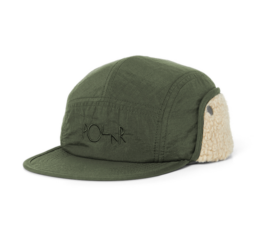 Polar - Vilde Flap Cap | Sherpa (Army Green)