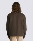 Load image into Gallery viewer, Vans Jacket McAvoy Insulated Station Turkish Coffee Brown back view on model
