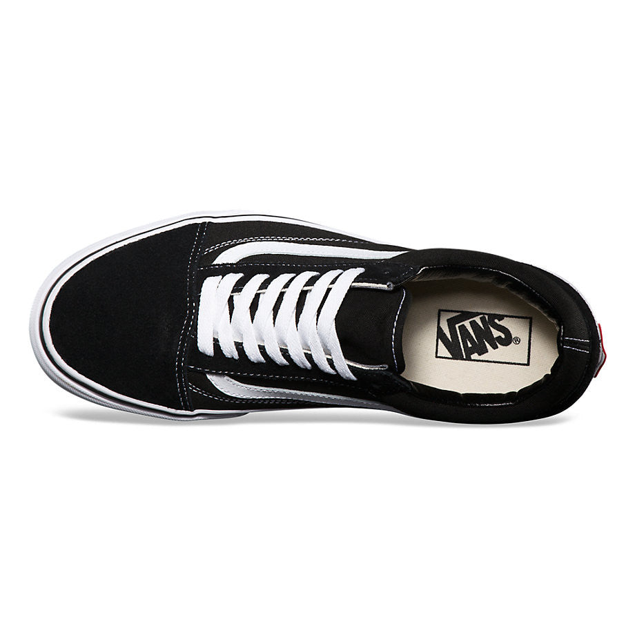 Vans Old Skool Black/White top view