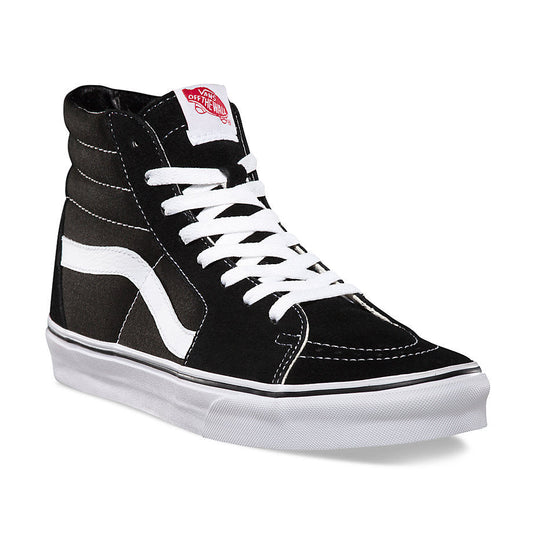 Vans Sk8 Hi Black/White front side view