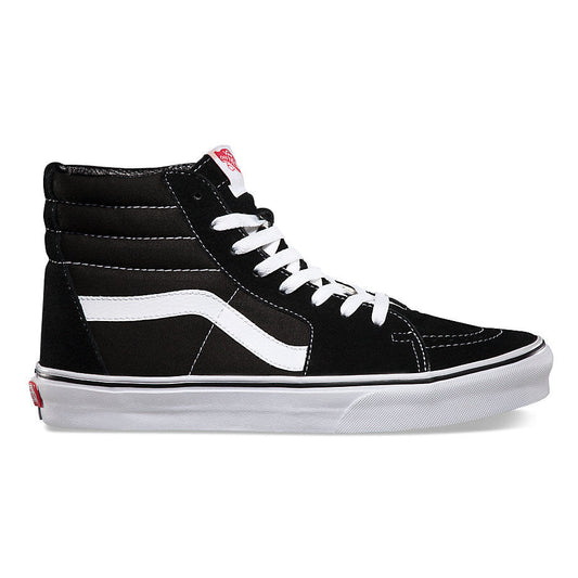 Vans Sk8 Hi Black/White side view